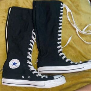 RARE •• Brand New Never Worn Knee High Converse men’s size 7 women’s size 9 US